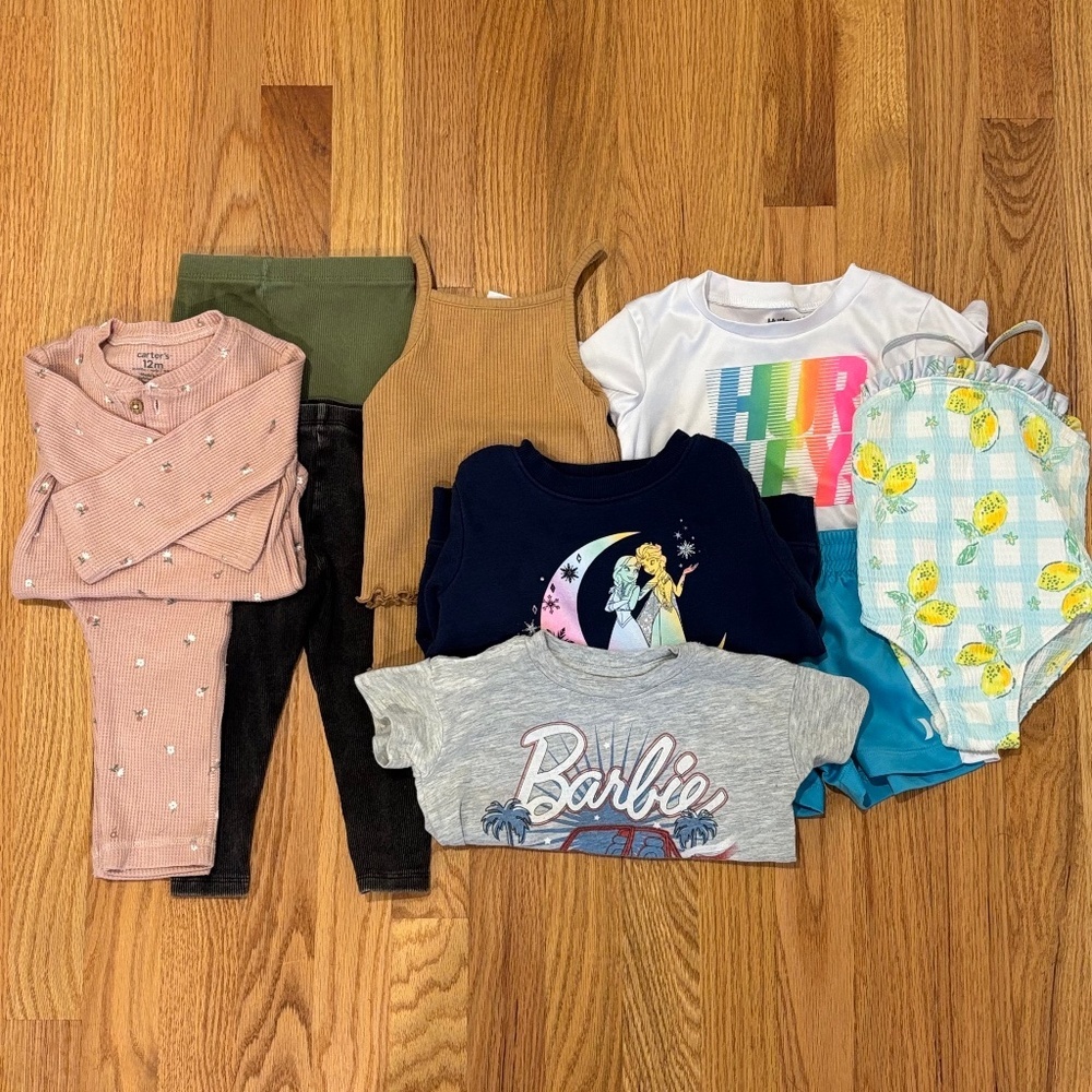 Adorable Baby Girl Clothes Bundle/Lot - size 12-18M! 11‎ items total!